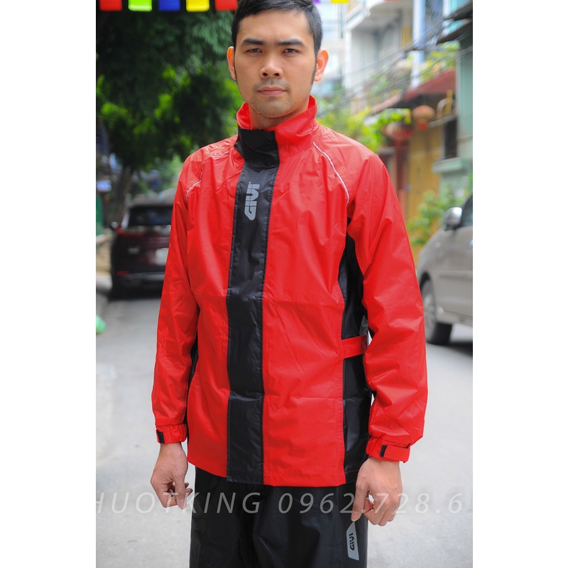 Áo mưa bộ GIVI RRS08 chính hãng chịu mưa lớn.
