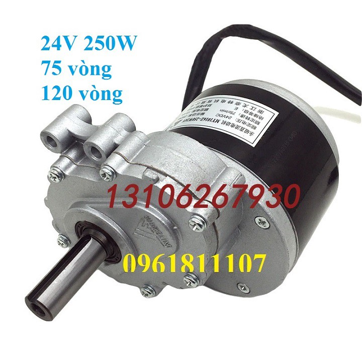 Mô tơ giảm tốc 24v có khóa từ, motor giảm tốc 24V có khóa từ, động cơ giảm tốc 24V, motor xe lăn điện 24V