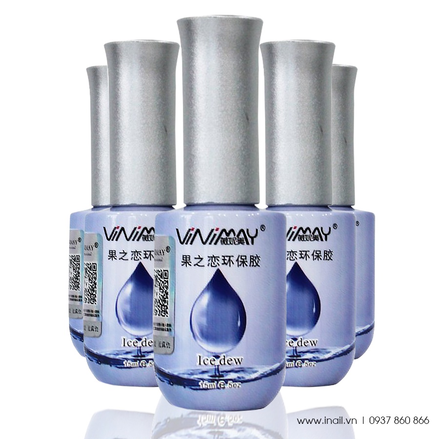 Sơn Gel Top Coat Giọt Nước Vinimay Top Cho Làm Móng Chuyên Dụng - Nails Red