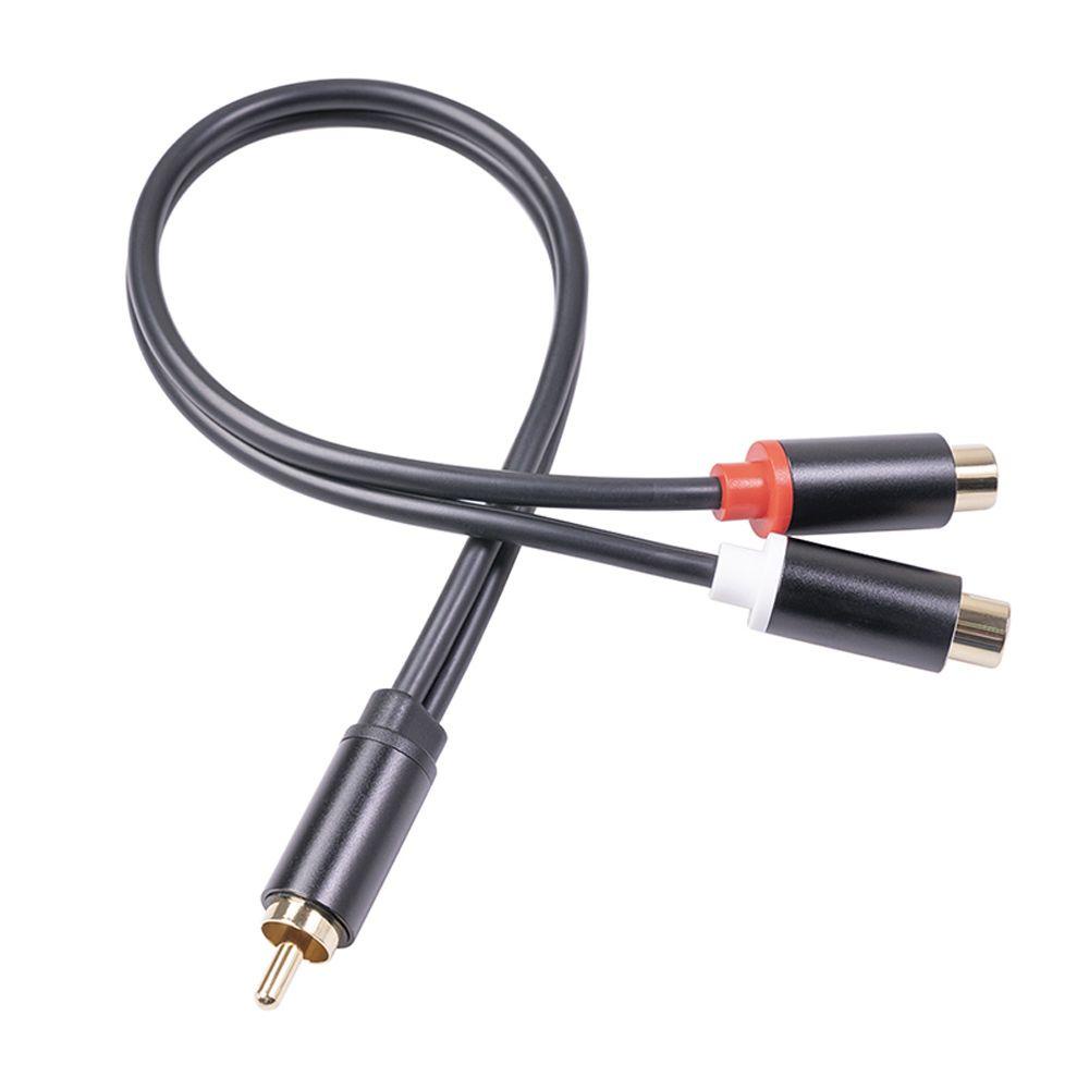 Cáp Chia Âm Thanh RCA Sang 2RCA 3.5mm Và 1 RCA Cho TV / Laptop