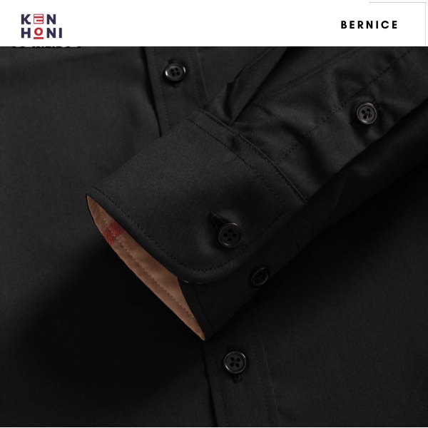 [Mã INCU50 giảm 50K đơn 250K] Áo Sơ Mi Nam Dài Tay Màu Đen Công Sở Form Hàn Không Nhăn KenHoni Bernice | BigBuy360 - bigbuy360.vn