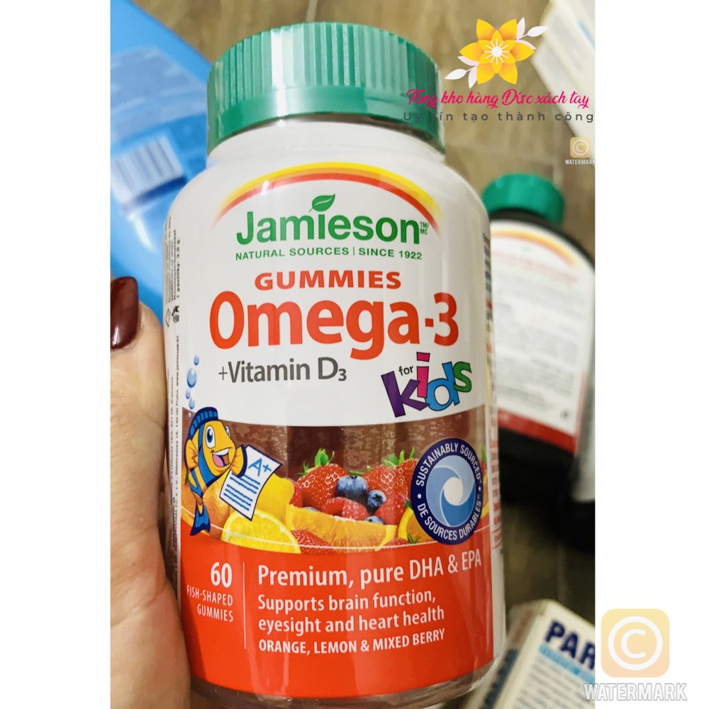 Viên Uống Omega3 D3 kết hợp DẠNG KẸO