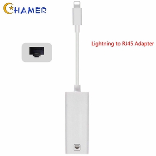 Cáp chuyển đổi cổng Lightning sang cổng Rj45 Ethernet Lan cho Iphone Ipad