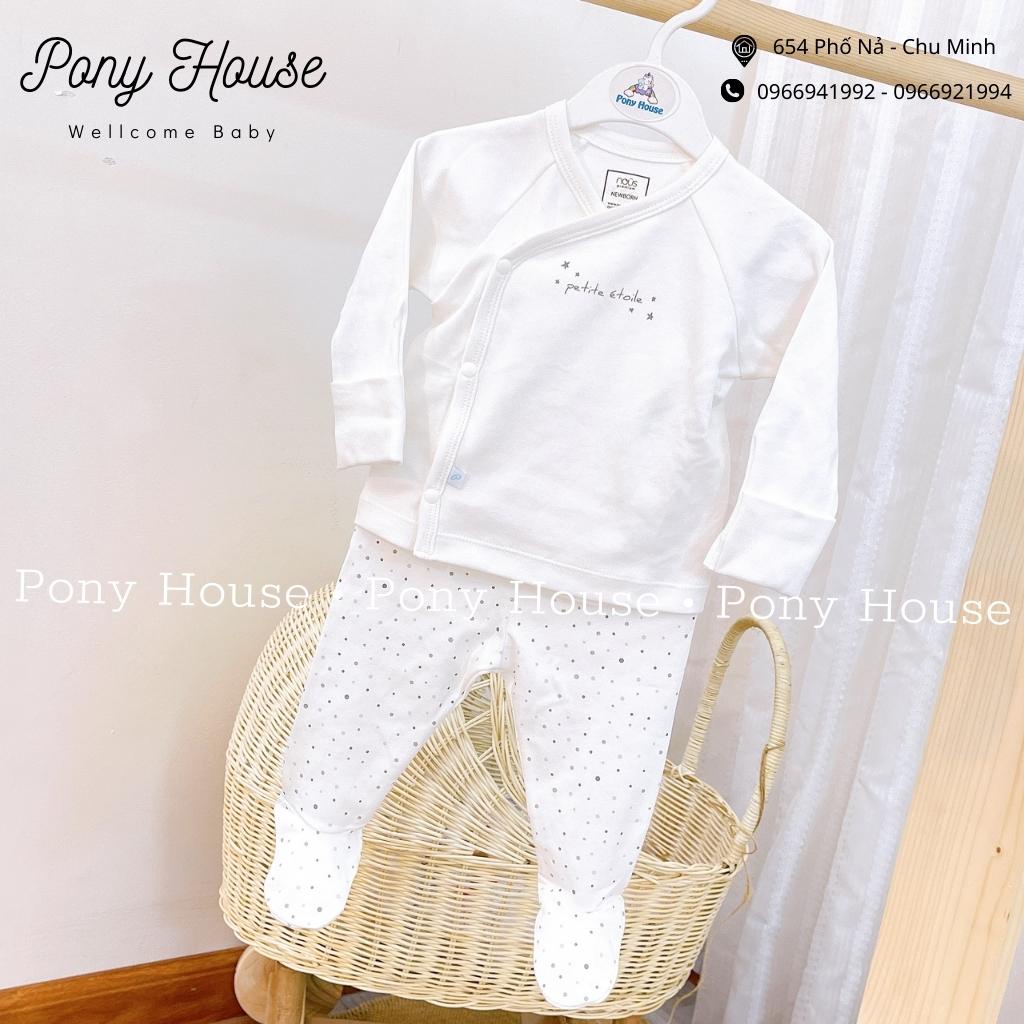 Bộ Quần Áo Dài Tay Liền Tất Nous Premium Dòng Sản Phẩm Cao Cấp Cho Bé Sơ Sinh Đến 6-9 Tháng Tuổi