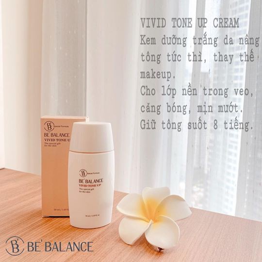 Tone up cream - KEM DƯỠNG DA  BE-BALANCE HÀN QUỐC (TẶNG 1 GÓI CA CAO 250gram NGUYÊN CHẤT DAKLAK GIẢI NHIỆT MÙA HÈ)