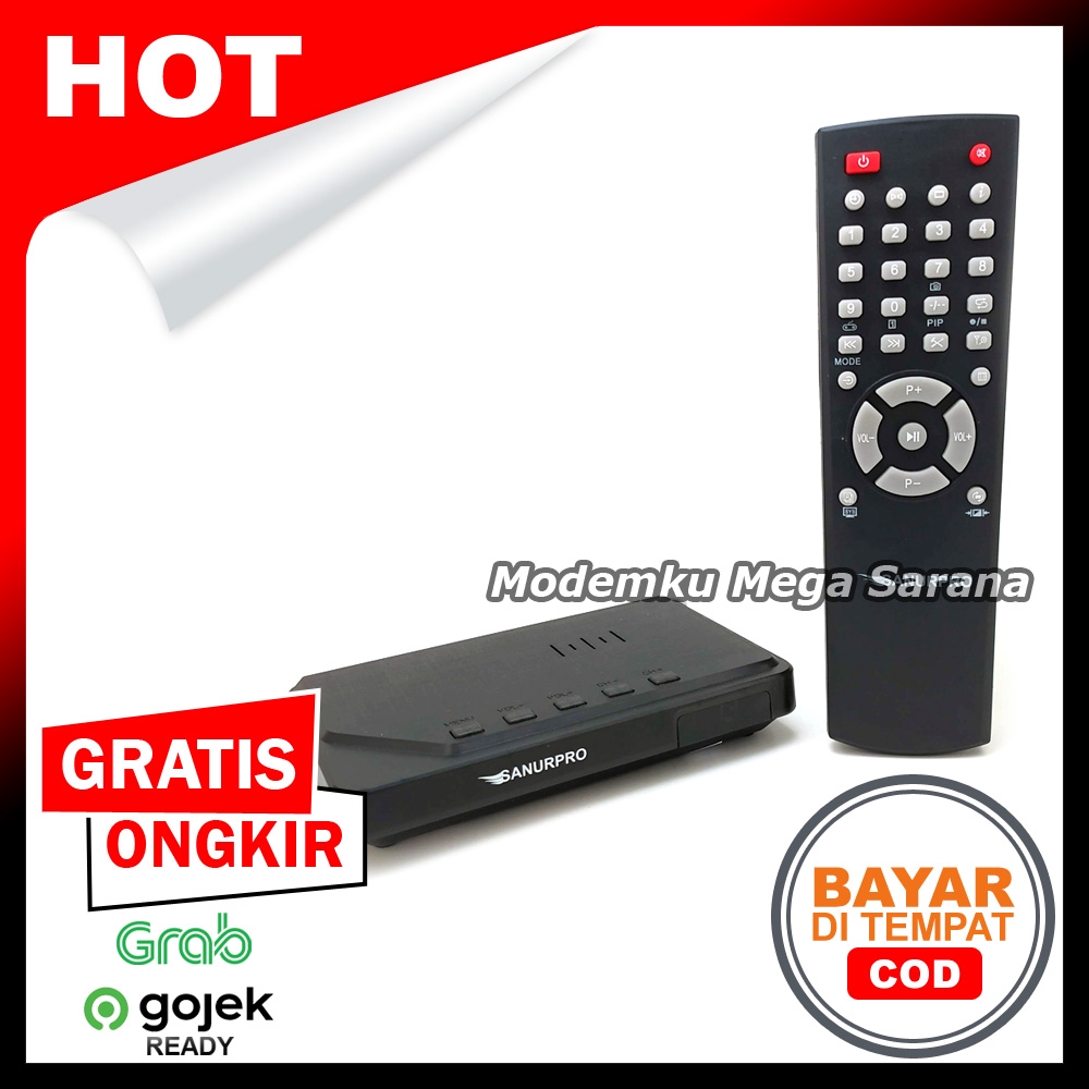 Bộ Điều Chỉnh Tv3860e Hd 1080p + Fm Radio Sanurpro Với Màn Hình Lcd