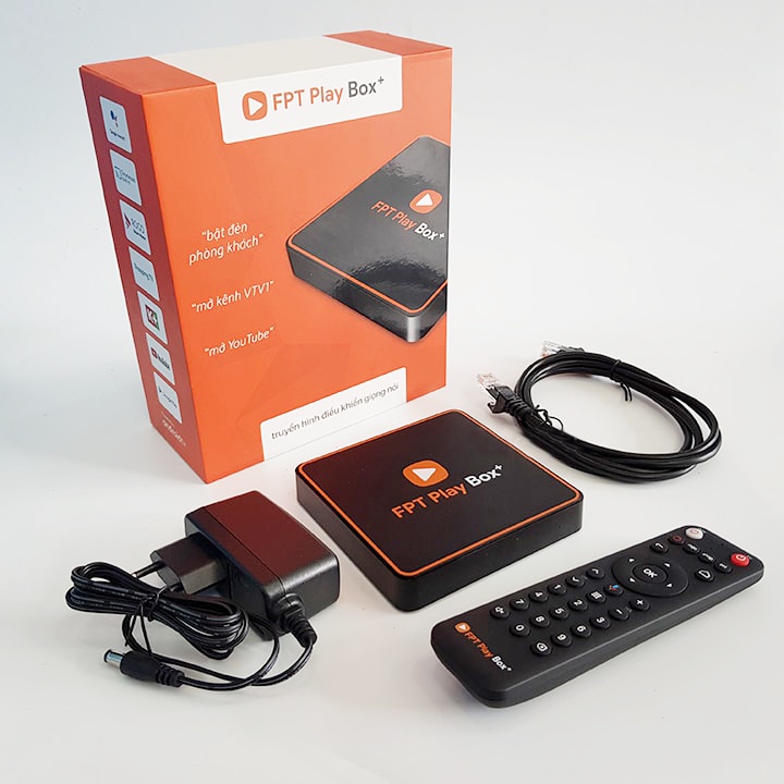 FPT Play Box+ T550 | Đầu Thu Kỹ Thuật Số | Tivi Box | Hệ Điều Hành Android TV 10