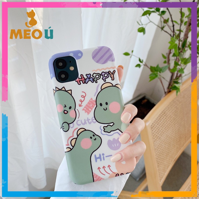 Ốp iPhone Khủng Long Happy iPhone 7Plus/8Plus/X/Xs Max/11/11 Pro/11 Pro Max - ốp iphone