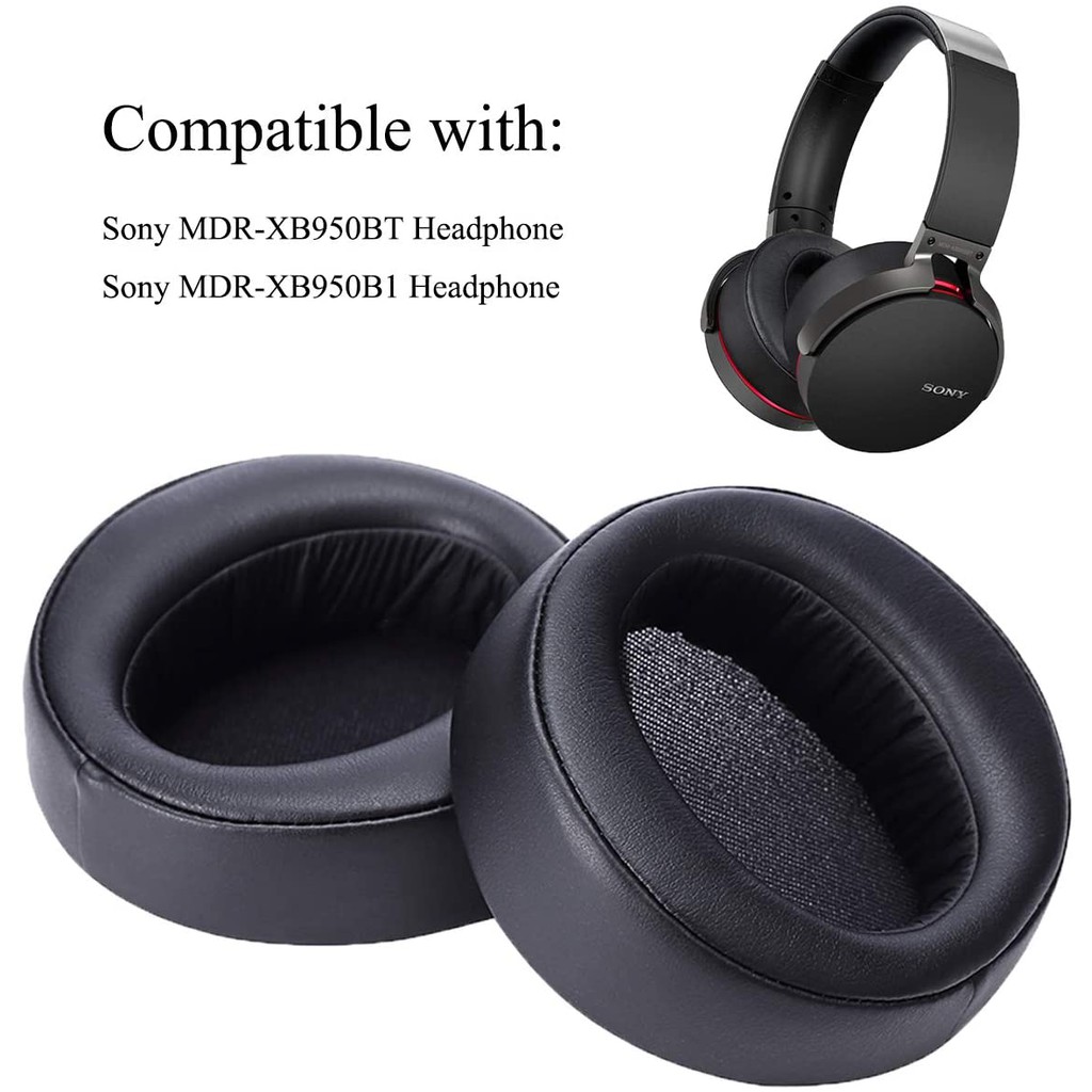 2 Mút Đệm Thay Thế Cho Tai Nghe Bluetooth Sony Mdr-Xb950Bt Xb950B1 Xb950N1 Xb950Ap