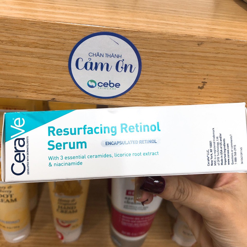 Tinh chất tái tạo da CeraVe Resurfacing Retinol Serum (30mL)