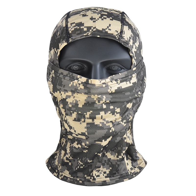 Mavllos Multicam Khăn Rằn Ri Balaclava Khẩu Trang Che Phủ Toàn Diện Cho Nam Đi Xe Đạp Leo Núi Săn Bắn Quân Đội