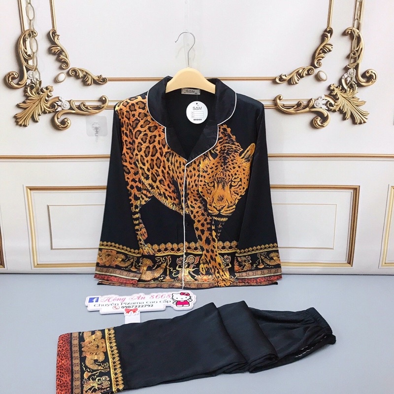 (50 mẫu HOT ) Bộ Mặc Nhà Tay Dài Thiết Kế LatinPyjama Lụa dài tay cao cấp cực sang(Mềm Mịn Mát)