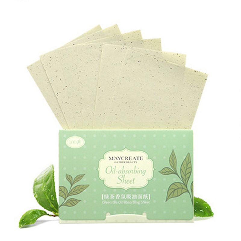 Bộ 300/3 Gói Giấy Thấm Dầu Trà Xanh Làm Sạch Da Mặt