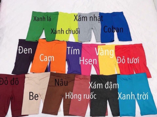 Quần legging đùi TháiLan