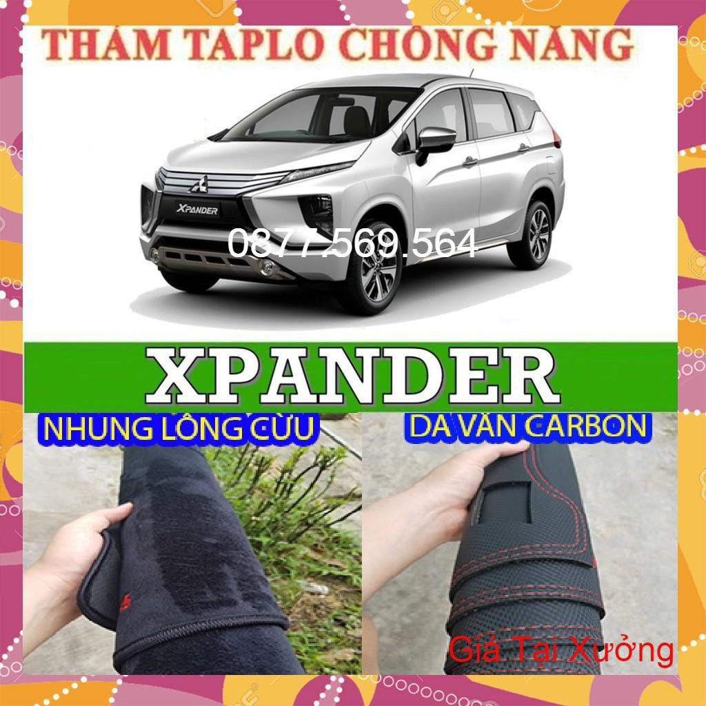 THẢM TAPLO XPANDER-XPANDER CROSS (2021-2020)-(2019-2018)-DA VÂN CARBON-NHUNG LÔNG CỪU