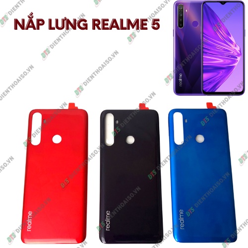 Nắp lưng realme 5