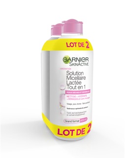 Sữa tẩy trang Garnier SOLUTION MICELLAIRE LACTÉE TOUT EN 1 DE 400ml