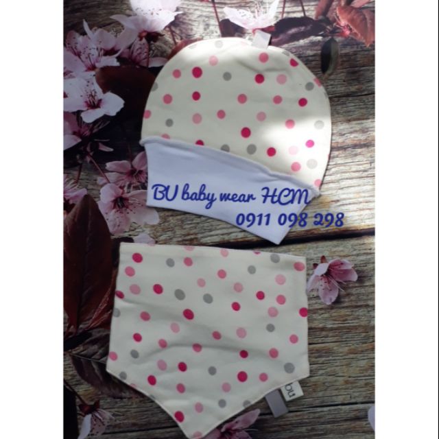 BU. Set nón cotton zip