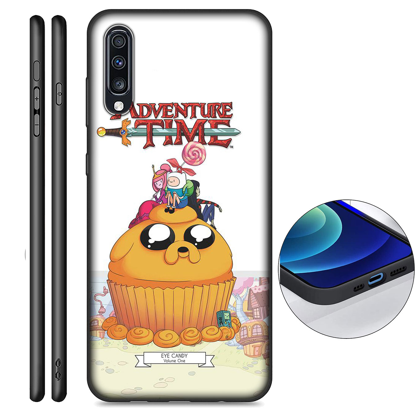 Samsung Galaxy A02S J2 J4 Core J5 J6 Plus J7 Prime j6+ A42 + Phone Case Soft Silicone Casing Cartoon adventure time