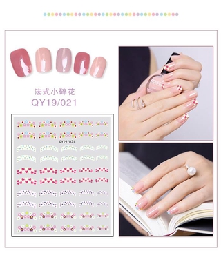(Hàng Mới Về) Miếng Dán Trang Trí Móng Tay 3d Cá Tính