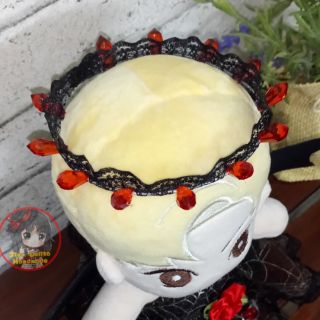 Outfit doll 20cm - Váy Halloween mạng nhện cánh dơi