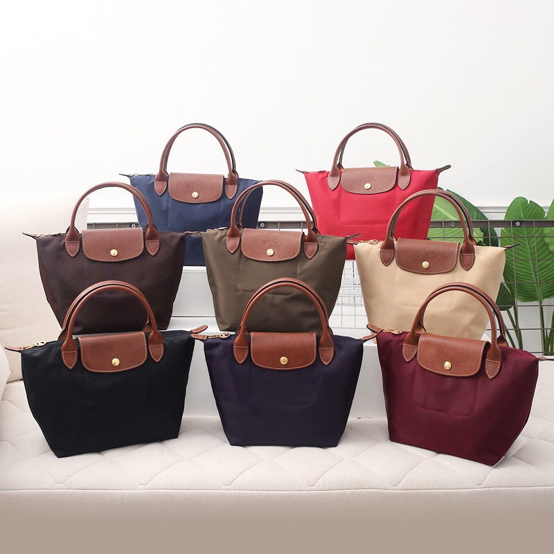 [ Xả kho 3 Ngày] Túi xách công sở đeo vai nữ Longchamp gấp gọn siêu cấp chống nước đủ size-bảo hành 12m