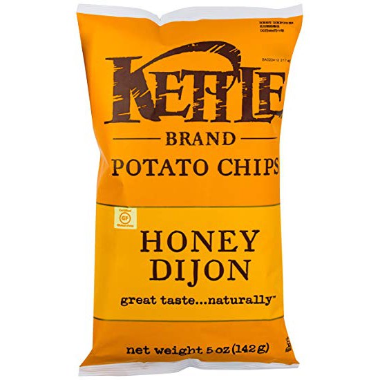 Khoai tây chiên Kettle Honey Dijion ( Mật ong mù tạt ) 142g