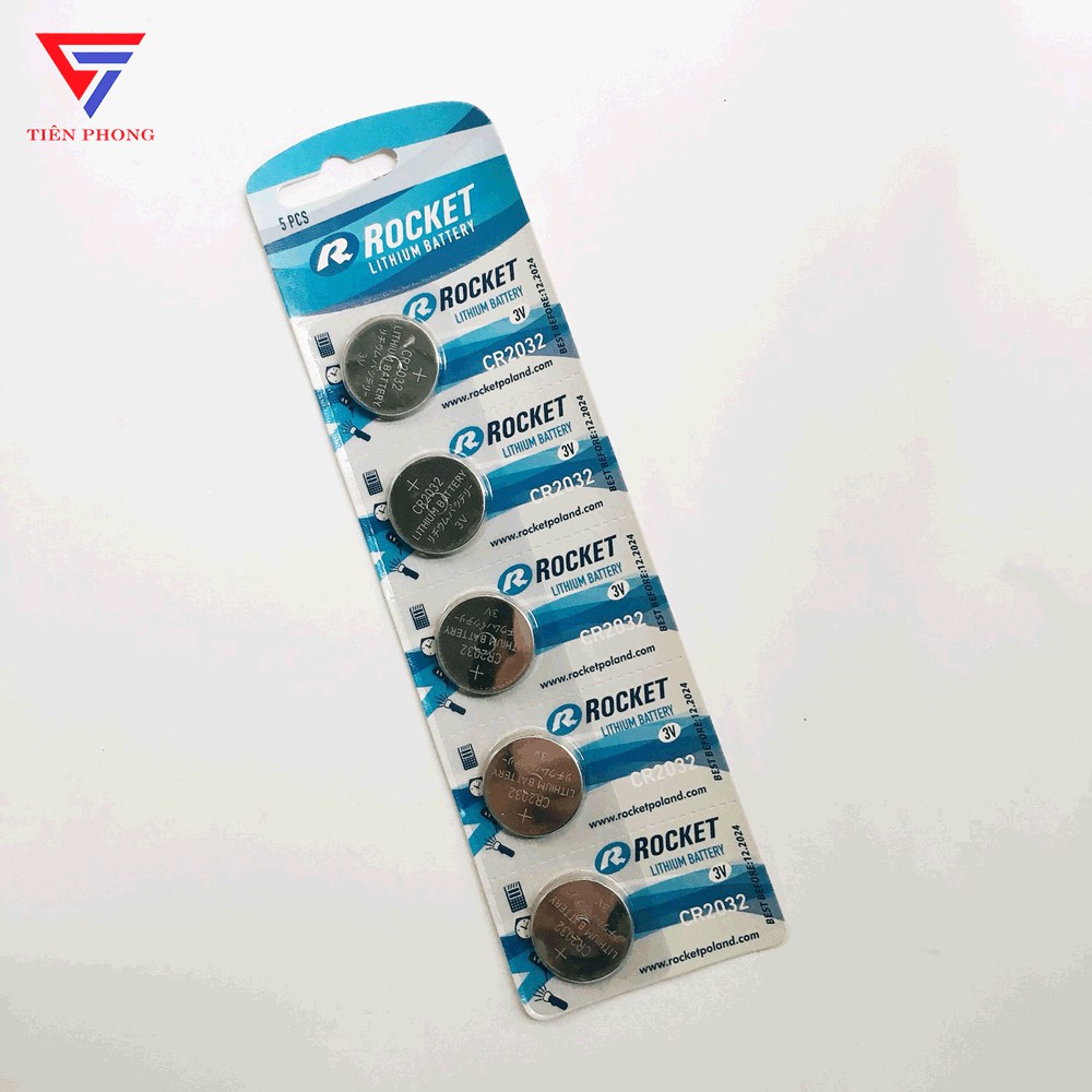 Pin Rocket CR2032 vỉ 5 viên