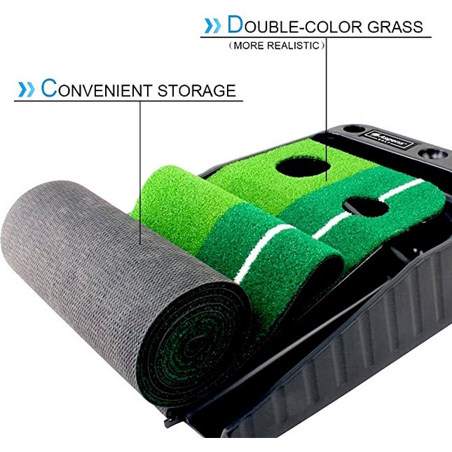 THẢM TẬP PUTTING GOLF ĐIỀU CHỈNH ĐỘ DỐC - GOLF PUTTING MAT - GOLF chuyên dụng