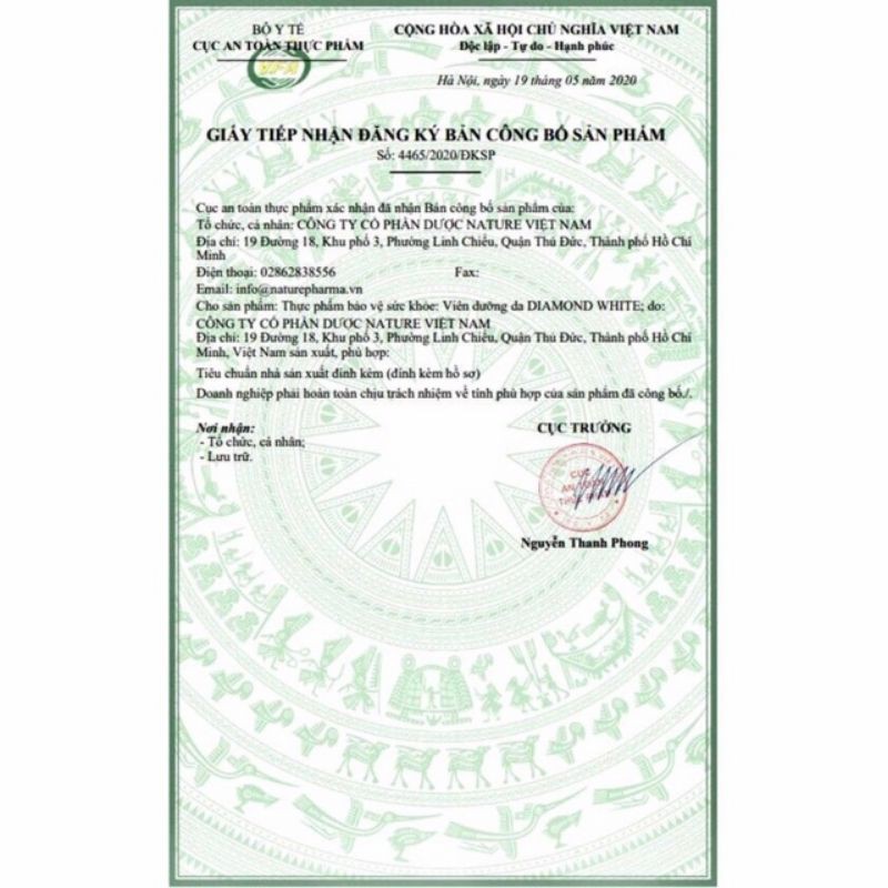 [Mã 77FMCGSALE giảm 8% đơn 500K] [CHÍNH HÃNG] VIÊN UỐNG TRẮNG DA DIAMOND WHITE- FULL BOX | BigBuy360 - bigbuy360.vn