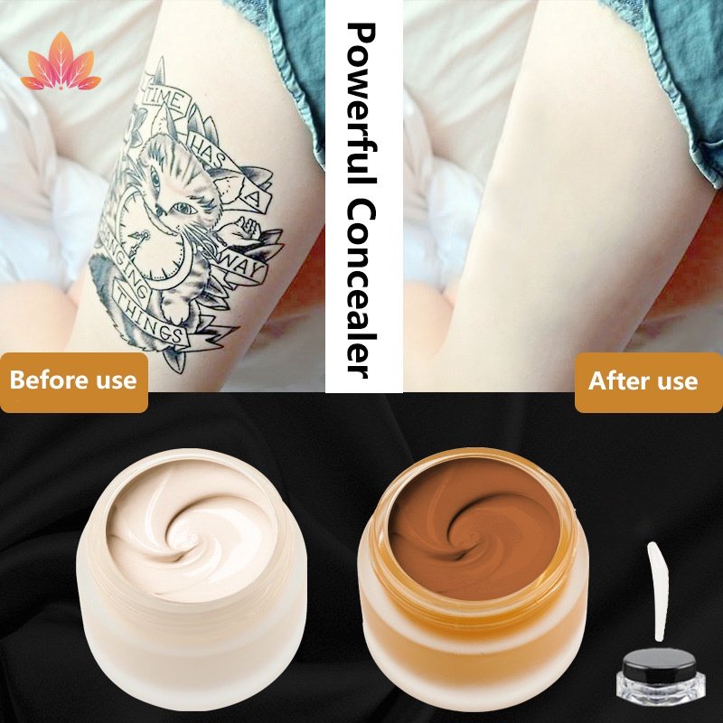 Kem Che Khuyết Điểm Hình Xăm Hai Màu Che Phủ Sẹo Chống Thấm Nước Điều Chỉnh Được JP5