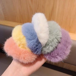 🐰Chun buộc tóc lông thỏ mềm mại dễ thương