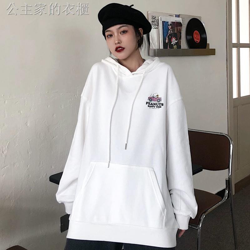 Áo Hoodie Lông Cừu Dày Dáng Rộng Kiểu Hàn Quốc Thời Trang Thu Đông 2020 Cho Các Cặp Đôi