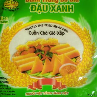 Vỏ bánh tráng đậu xanh VP combo 10 gói