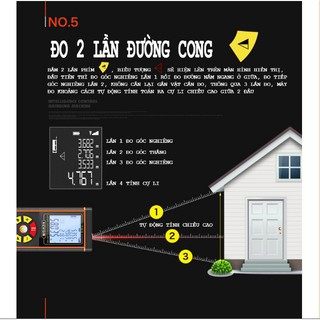 MÁY ĐO KHOẢNG CÁCH BẰNG TIA LASER VCHON H40