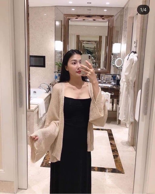 Áo cardigan nữ - Áo khoác len cardigan mỏng Vintage | BigBuy360 - bigbuy360.vn
