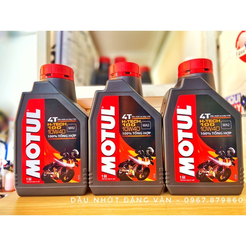 Dầu Nhớt Motul HTech 100 10W40 100% Tổng Hợp hàng chính hãng Motul Việt Nam