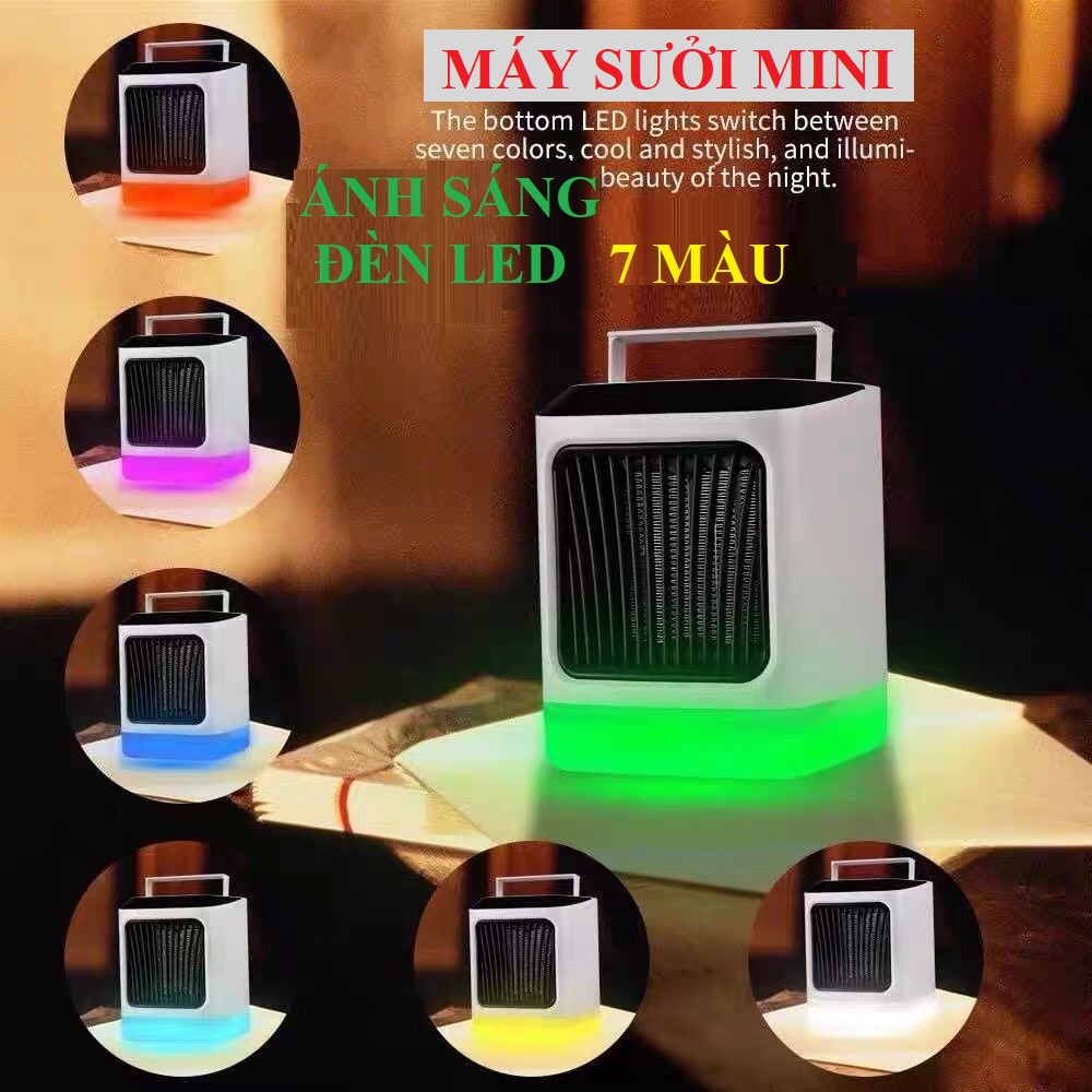 Máy sưởi để bàn NFJ-2 có chức năng hẹn giờ, đèn Led 7 màu, an toàn, tản nhiệt tốt