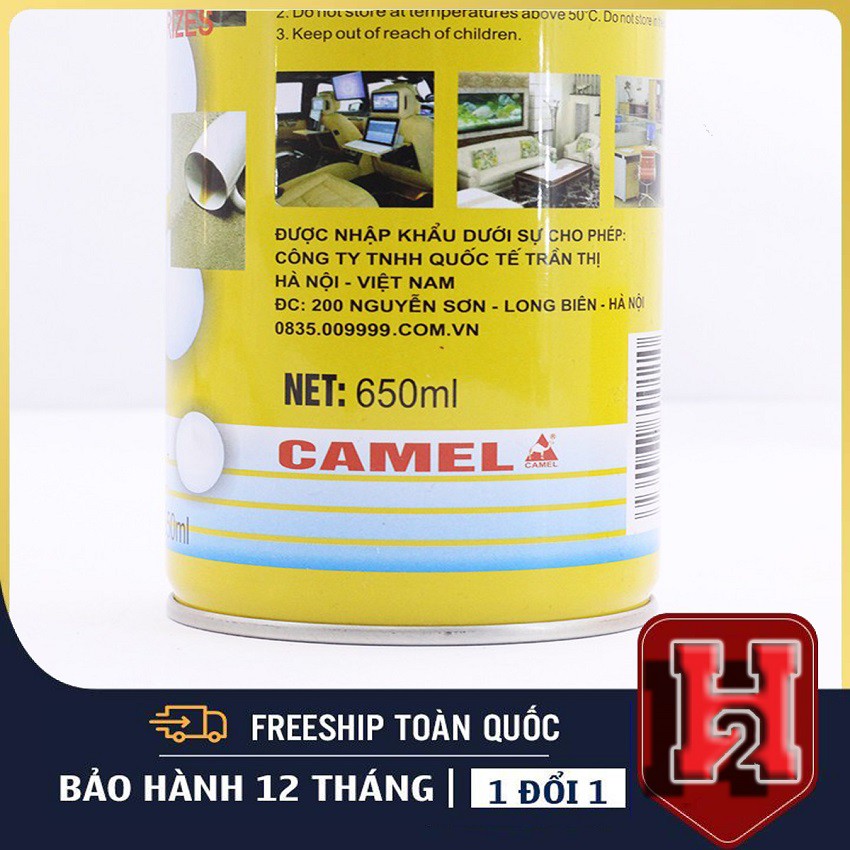 ❤️FREESHIP❤️Bình Xịt Rửa Nội Thất Camel 650ml, An Toàn, Siêu Sạch, Hơi Trong Không Khí-Interior Cleaning Solution