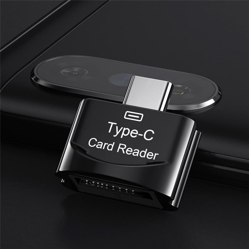 Đầu Đọc Thẻ Nhớ Loại C TF Micro-SD OTG Cho Điện Thoại/Máy Tính