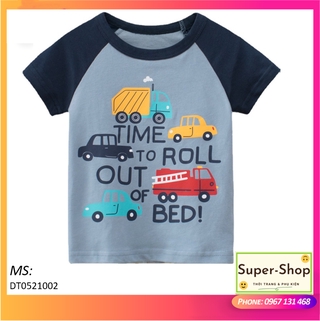Áo thun cho bé 27KIDS-9740 áo trẻ em in hình vui nhộn chất cotton hàng xuất Âu Mỹ [Super_Shop] DT0521002