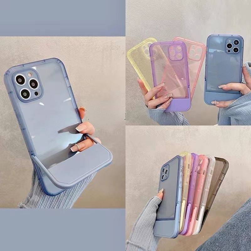 Ốp Lưng Điện Thoại Bằng Silicone Dành Cho iphone 12 13 11 Pro Max X Xs Max Xr Trong Suốt