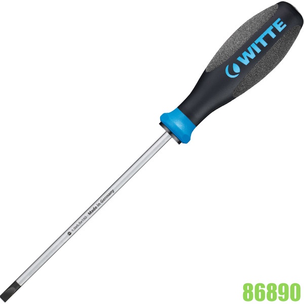 Tua vít dẹt thợ điện thân mảnh lưỡi dài Pro Plus WITTE 86897 - Germany
