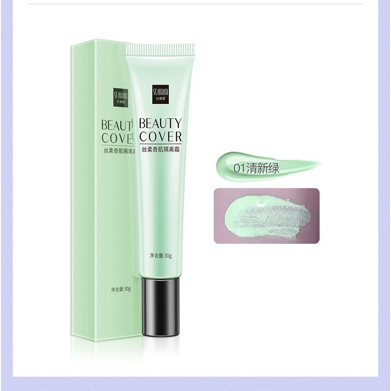 Kem Lót Che Khuyết Điểm Senana Beauty Cover Dưỡng Ẩm Làm Sáng Và Mịn Da, Kiểm Soát Dầu 30g