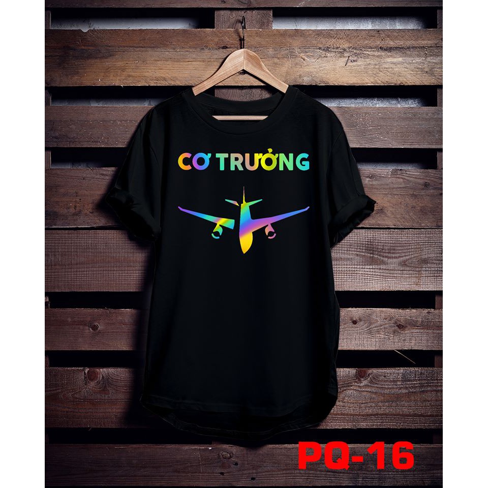 Áo phông phản quang bảy màu Cơ trưởng máy bay, form rộng tay lỡ chất Cotton freesize cho nam và nữ MODY