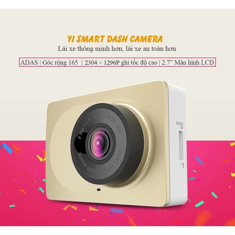 Yi Smart Car DVR - Camera Hành Trình Full HD 1080p
