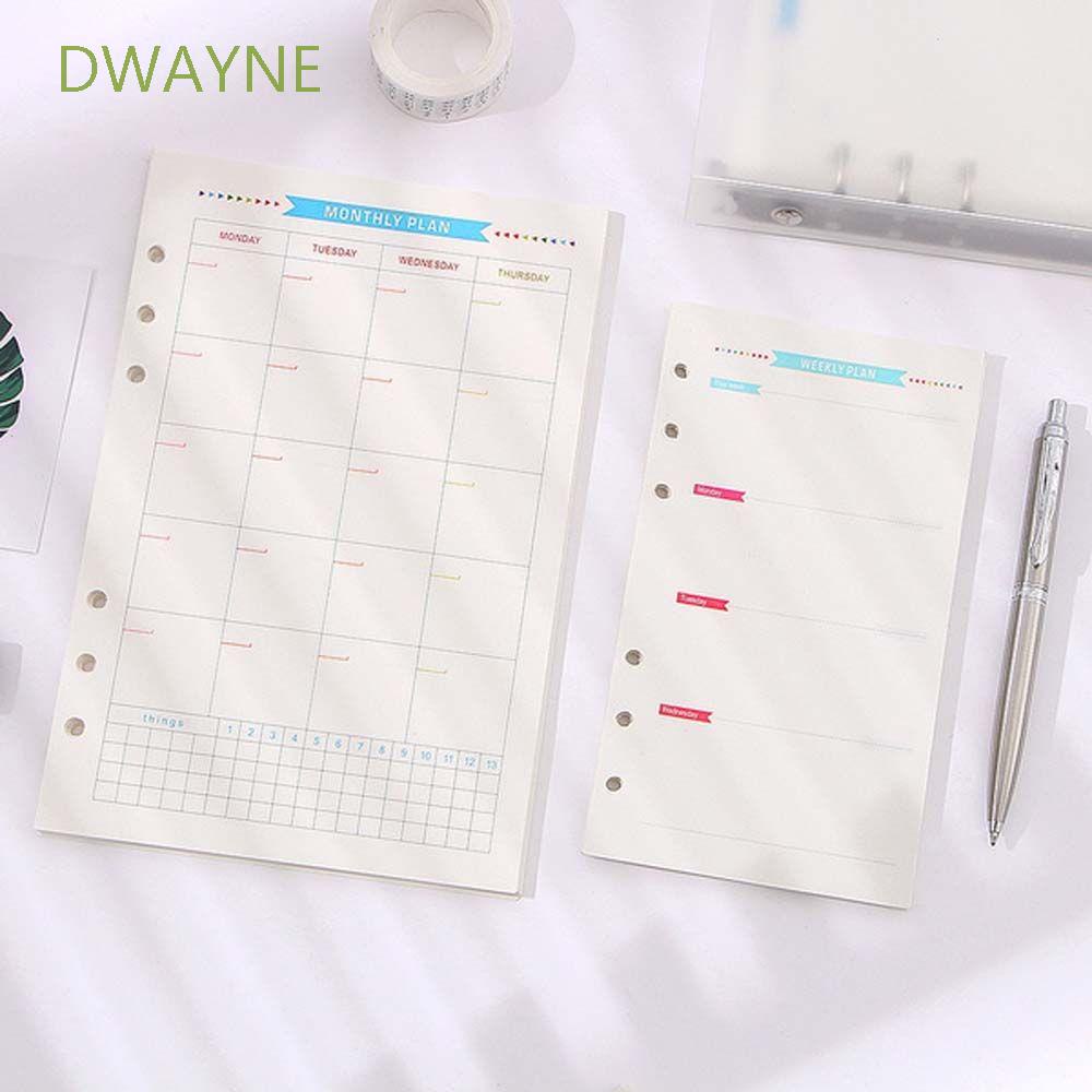 Set 40 tờ giấy ghi chú 6 lỗ cỡ A6/A5 tiện dụng