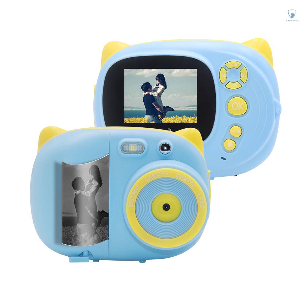 Máy quay phim hoạt hình mini dễ thương 15 Mega Pixels 1080P với màn hình 2.4 Inch TFT IPS WiFi hỗ trợ chụp ảnh cho bé