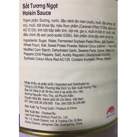 Sốt tương ngọt Lee Kum Kee 2,227kg nhập khẩu Malaysia