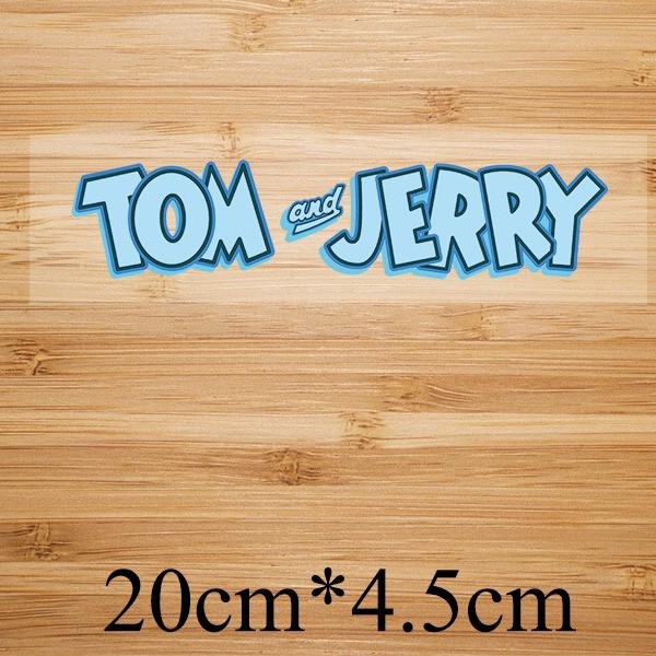 Hình ủi ,hình in nhiệt - mẫu ''chữ Tom và Jerryy''